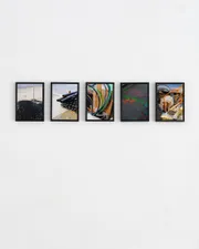 Ansicht der Ausstellung Strukturen des Fließens